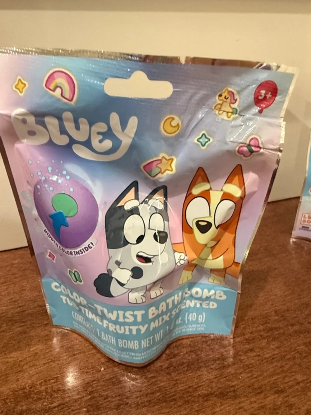 NWT Bluey Color-Twist Bath Bombs - tub time Fruity Mix Scented (2 Pack)